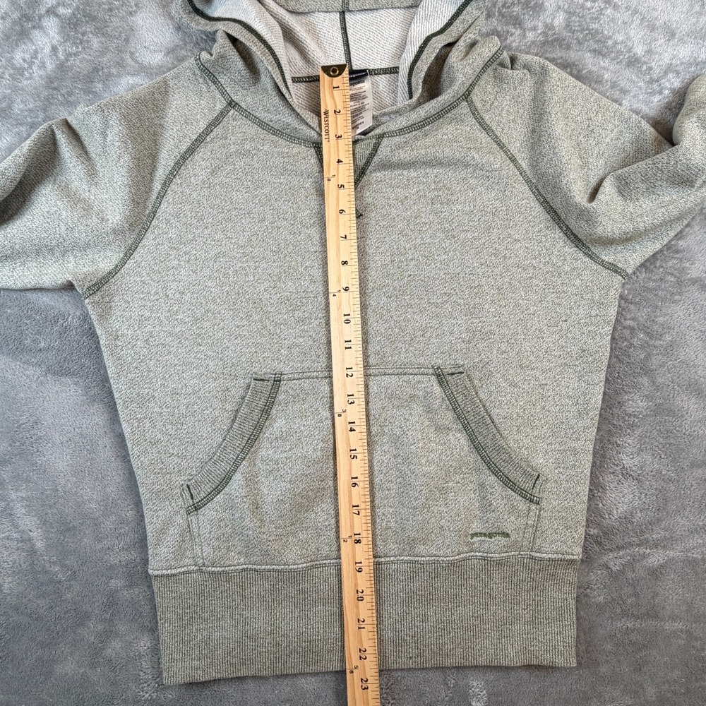 Patagonia Cloud Stack Pullover Hoodie Green Womens Medium - Picture 10 of 12